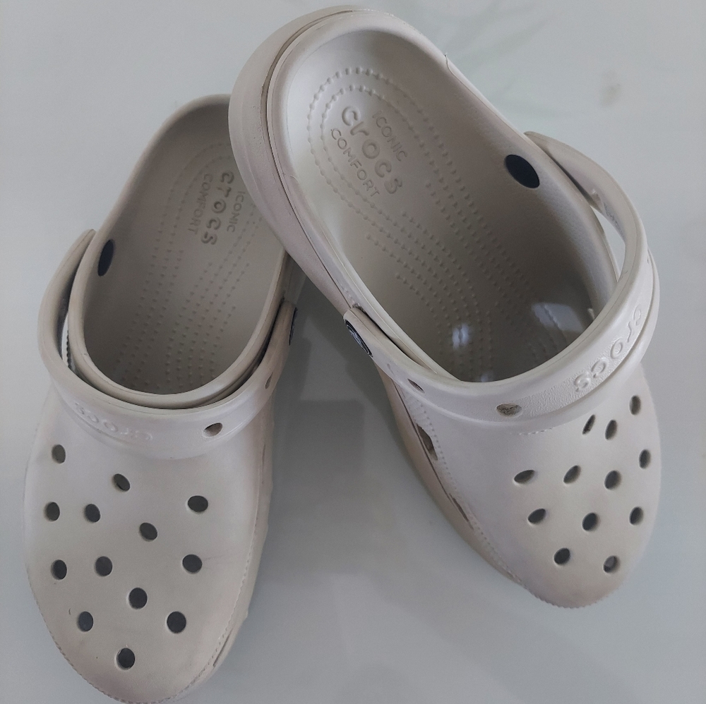 Used Crocs.  They are in good condition.